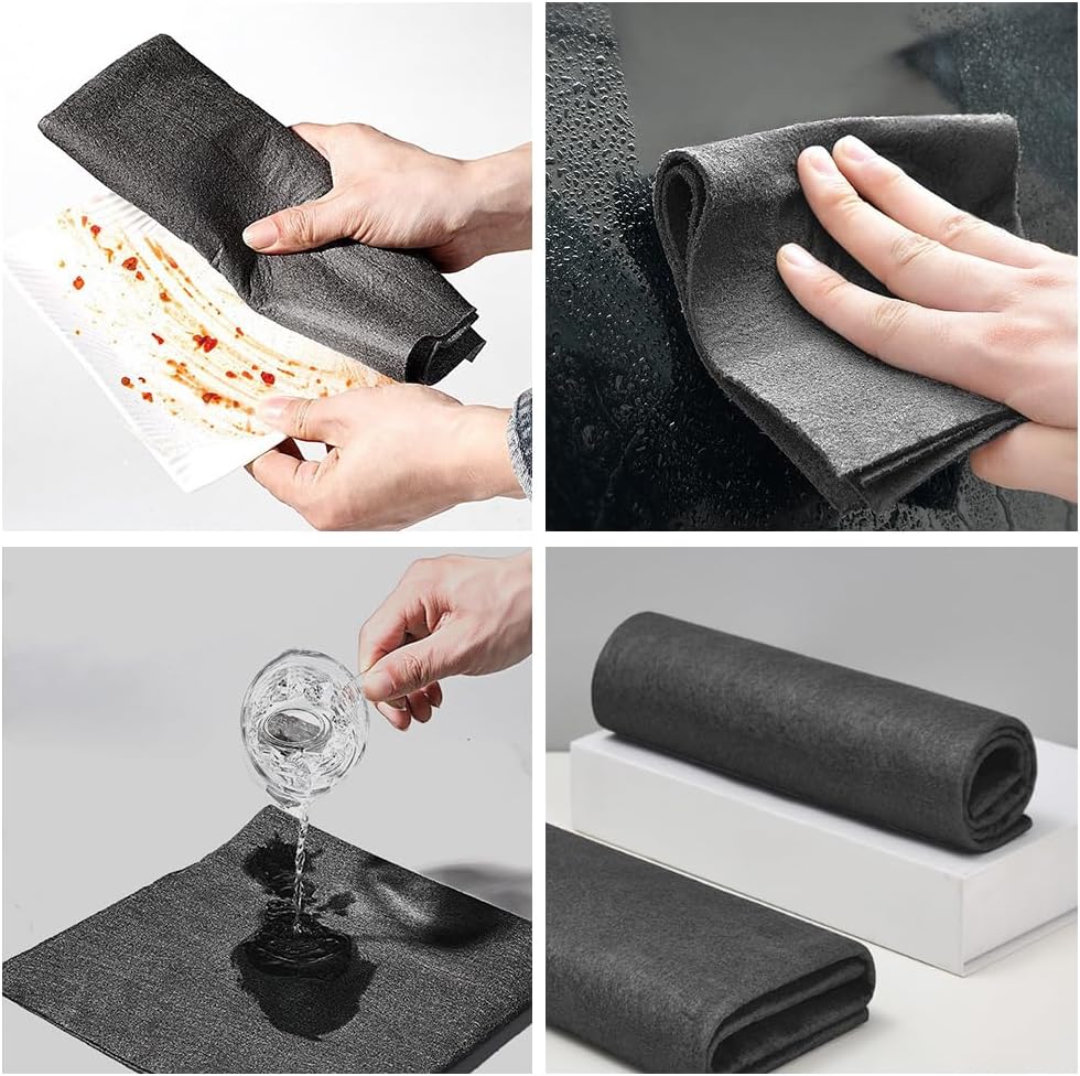 Thickened Magic Cleaning Cloth, Reusable Microfiber Cleaning Cloth, Streak Free for Glass, Cars, Windows, Mirrors, and Home Use (15pcs) - Image 3