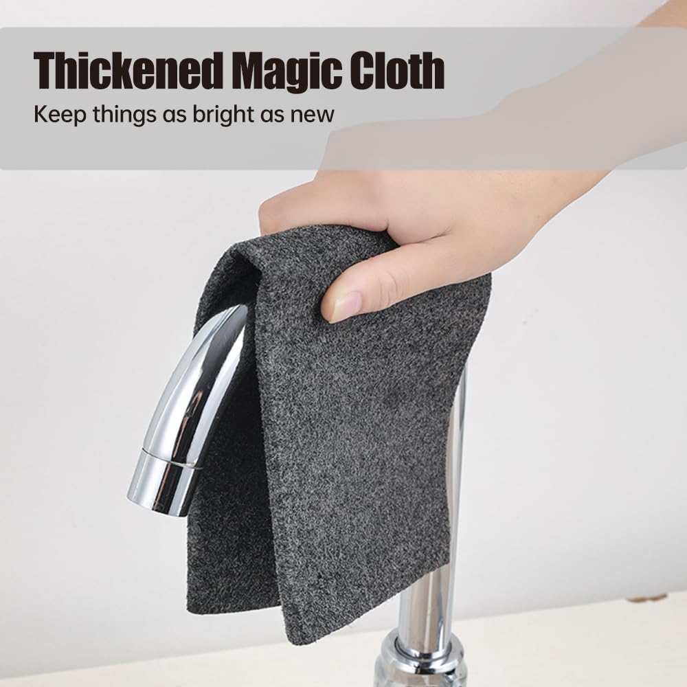 Thickened Magic Cleaning Cloth, Reusable Microfiber Cleaning Cloth, Streak Free for Glass, Cars, Windows, Mirrors, and Home Use (15pcs) - Image 4