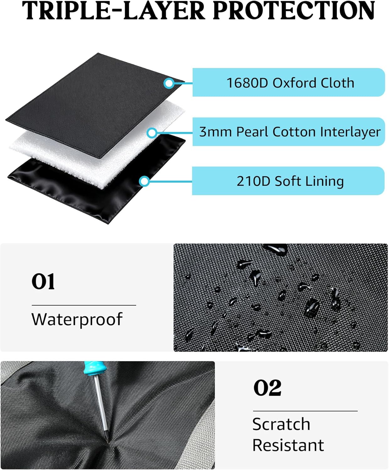 Carrying Bag for Ninja Slhie Machine FS301 & FS300, Portable Travel Tote Storage Bag with Front-Opening Design for Frozen Drink Maker, Thick Padded Protector for Machine Accessories - Image 3