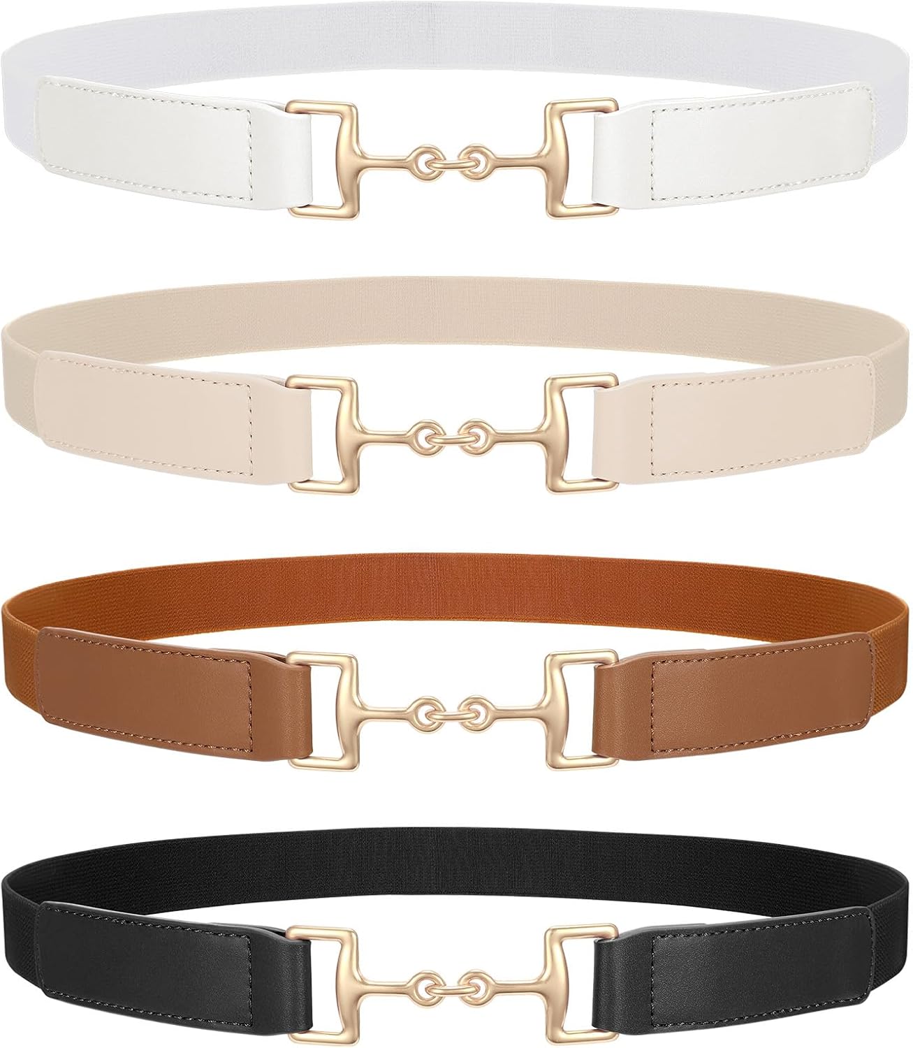 Belts for Women Adjtable Skinny Elastic Belt for Dresses - Image 1