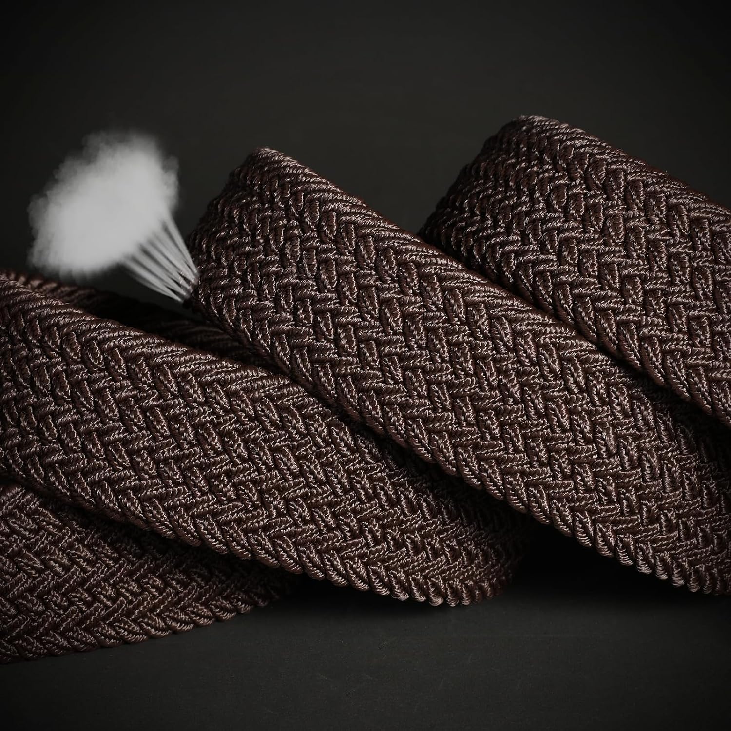 Golf Belts for Men, Nylon Web Braided Stretch Belt, 1.38
