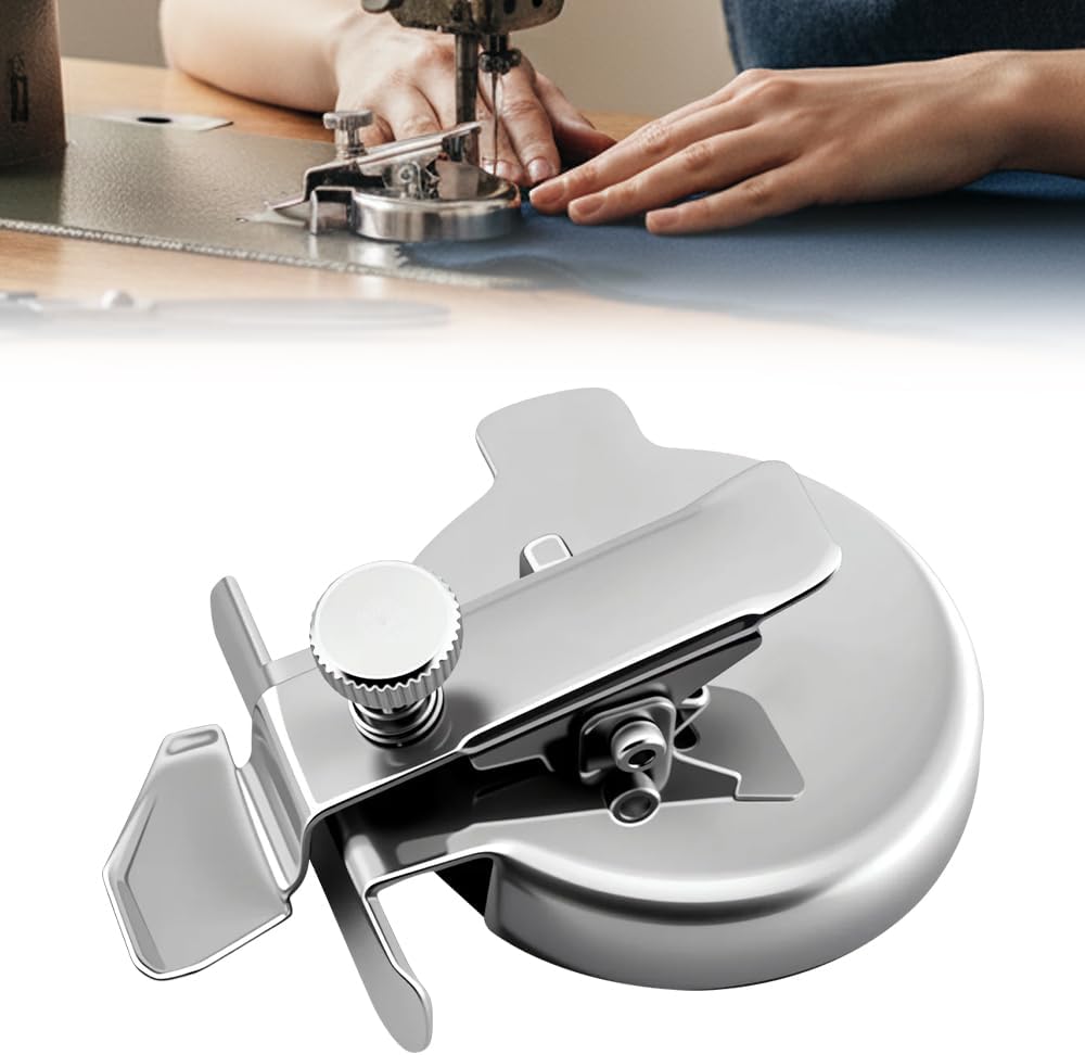 Adjtable Magnetic Seam Guide | Multi-Purpose Sewing & Quilting Guide with Round Edge & Adjtable Clip | Magnet Guide Tool for Straight & Curved Stitching (1PC) - Image 1