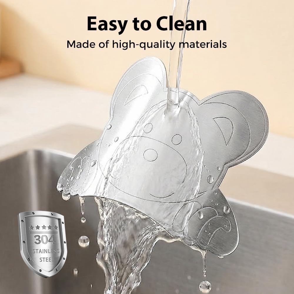 Stainless Steel Finger Guard, 2026 Upgrade Finger Protector for Cutting, Cute Butterfly & Bear Styles Safe Slicing Tool for Chopping Dicing Kitchen Food Prep (Butterfly-2PCS) - Image 3