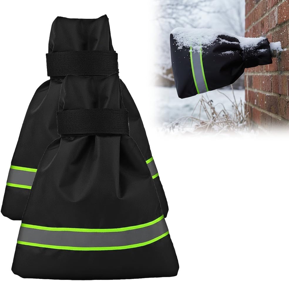 Outdoor Faucet Covers for Winter Freeze Protection, 9.8