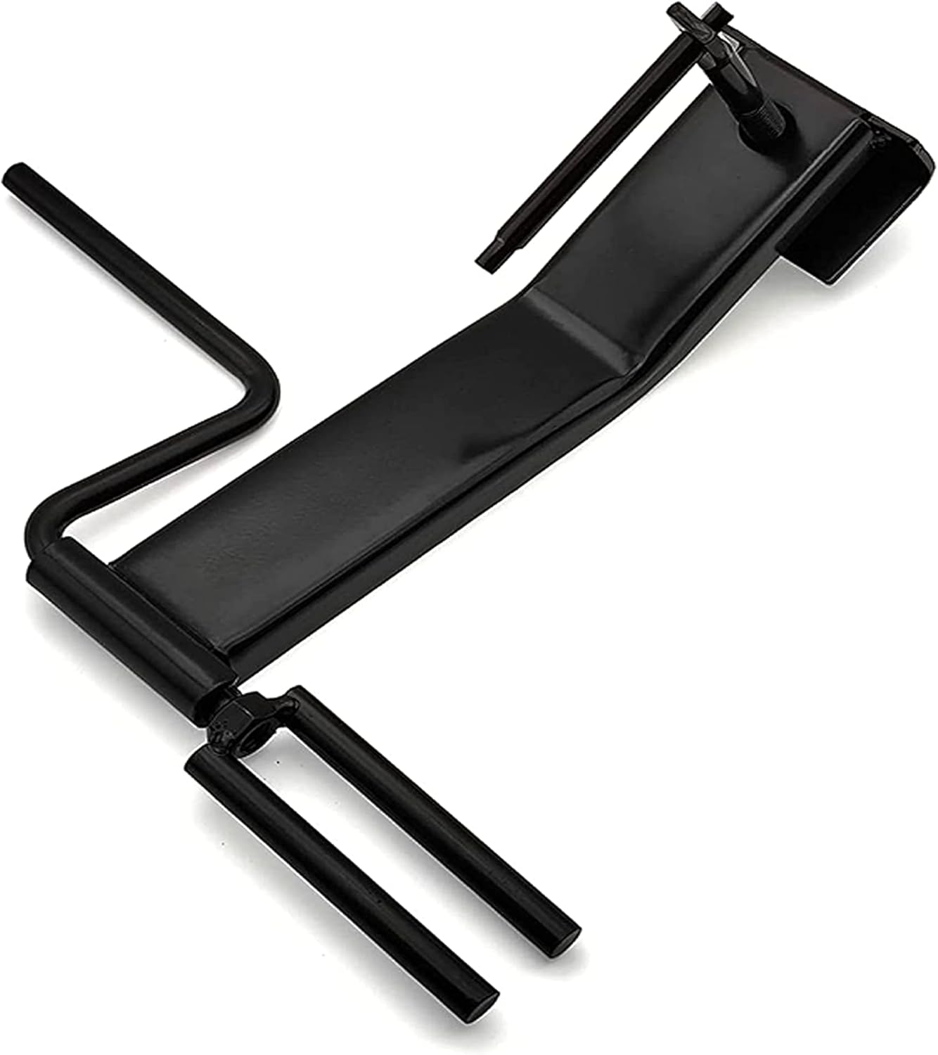 Cargo Tie-Downs Strap Winder, Black Powder Coated Steel, Roll-up Flatbed Trailer Winch Straps up to 4