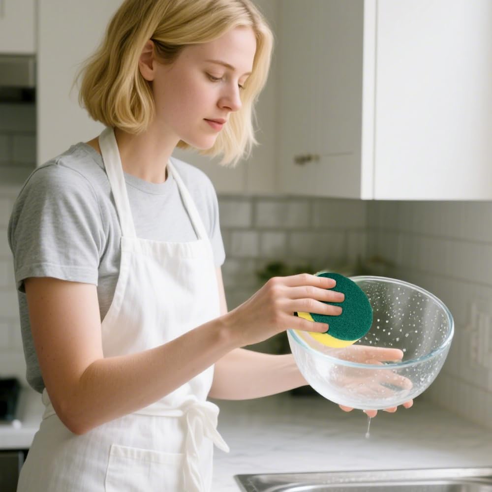 Multi-Purpose Heavy-Duty Sponge Brush Head for Household Cleaning (5 pcs) - Image 7