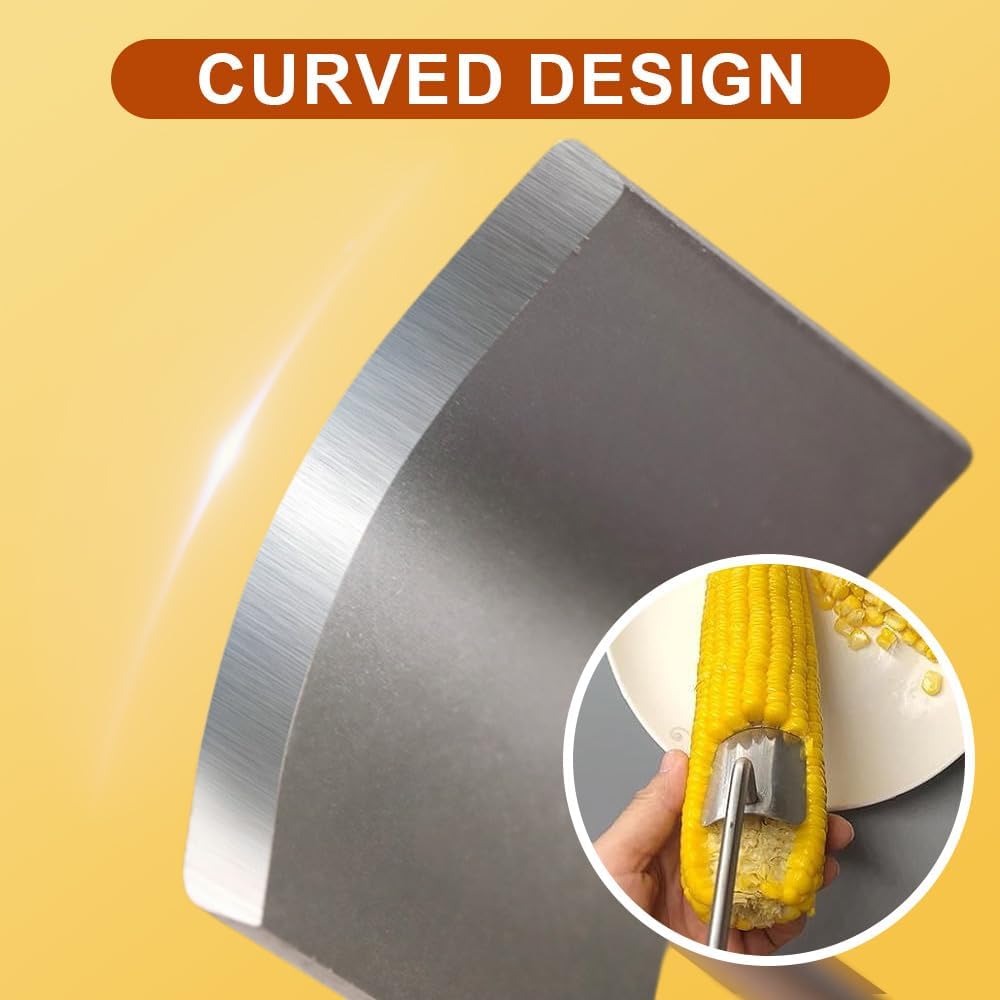 Easy Clean Corn Cob Peeler, 2025 Upgraded Stainless Steel Corn Stripper for Corn on the Cob, Fast and Safe, Suitable for Home Kitchens, Restaurant Chefs, Outdoor Dining Enthusiasts (1 pcs) - Image 3