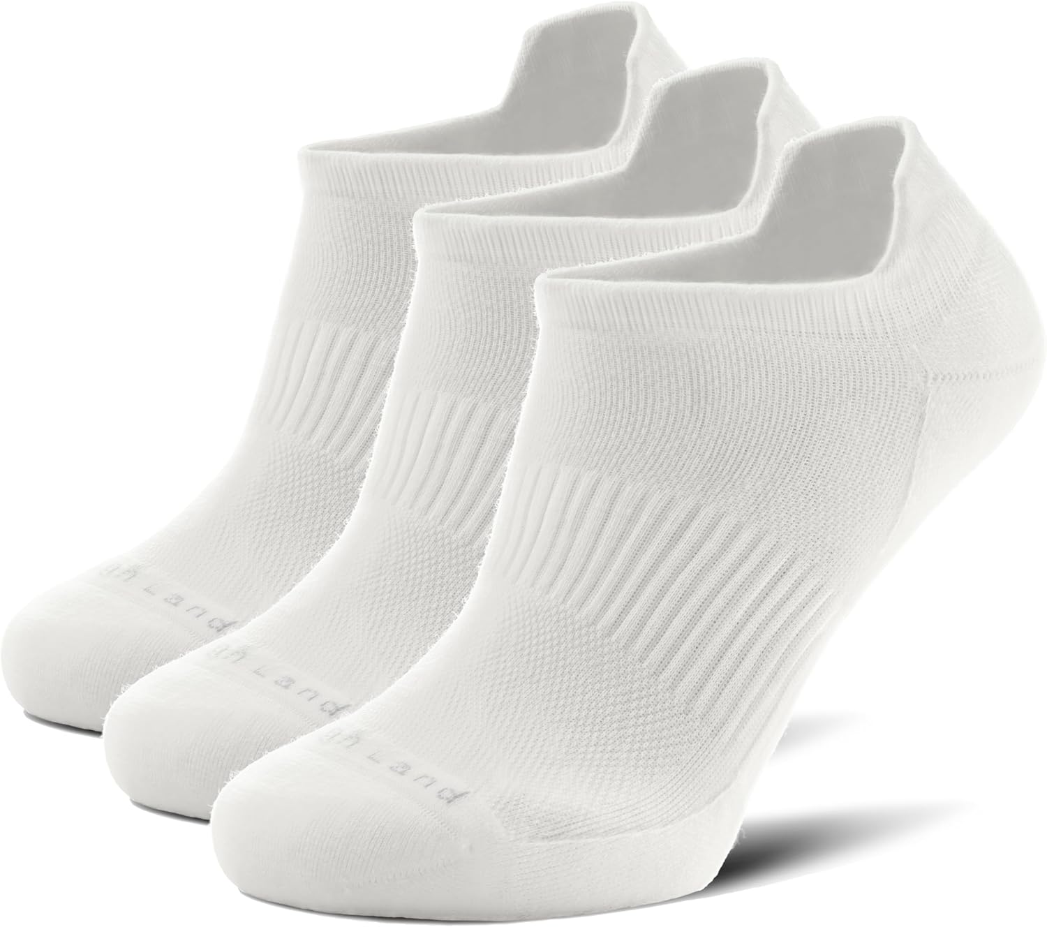 Toughland Merino Wool Socks for Men & Women – 80% Merino Wool, No Show, Lightweight, Chioned for Running, Hiking - Image 1