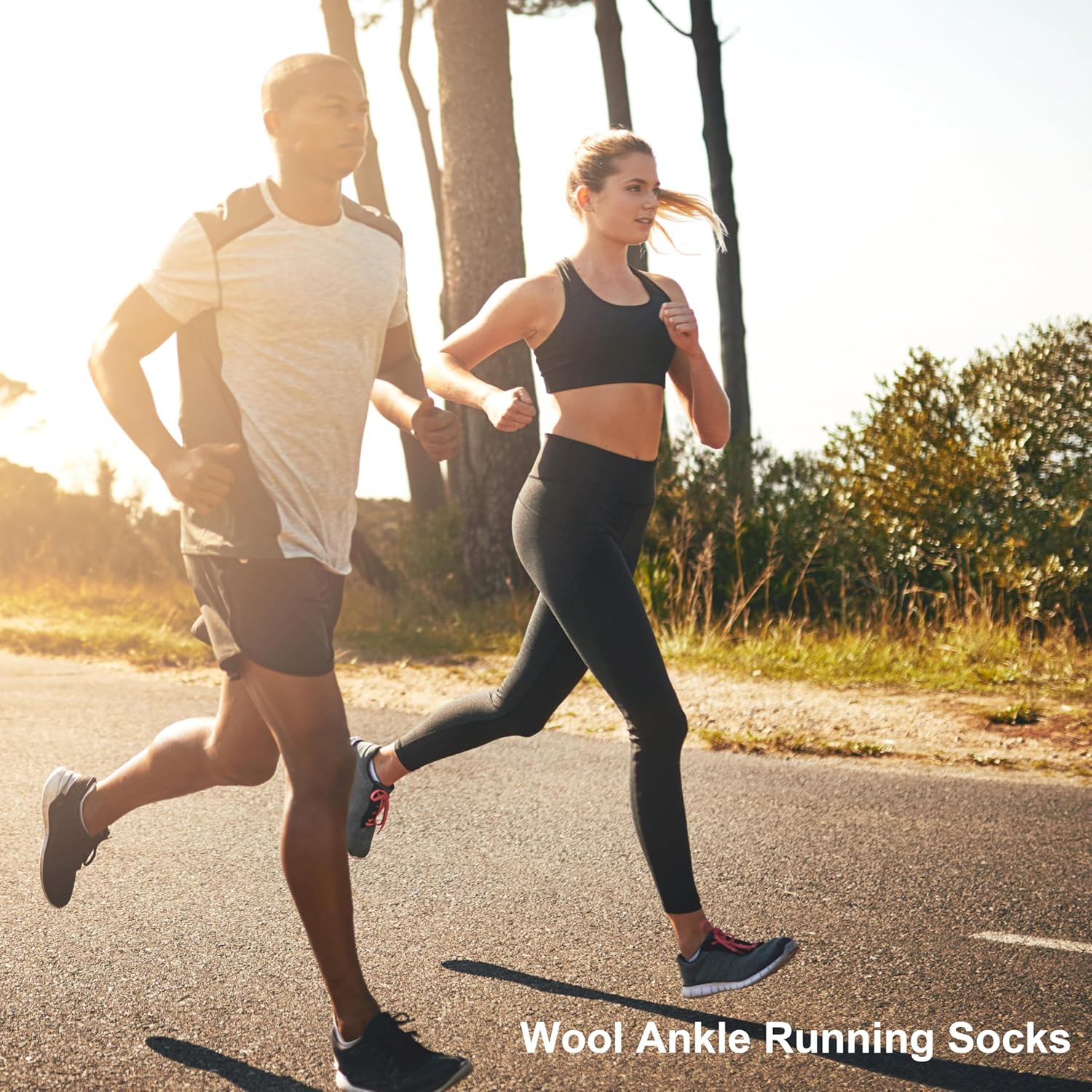 Toughland Merino Wool Socks for Men & Women – 80% Merino Wool, No Show, Lightweight, Chioned for Running, Hiking - Image 2