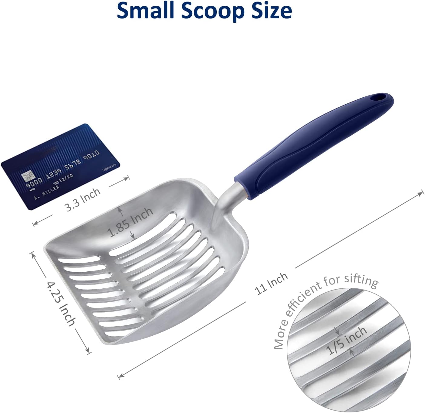 Dual Size Cat Litter Scooper Combo Set for Easy Cleanup - Image 3