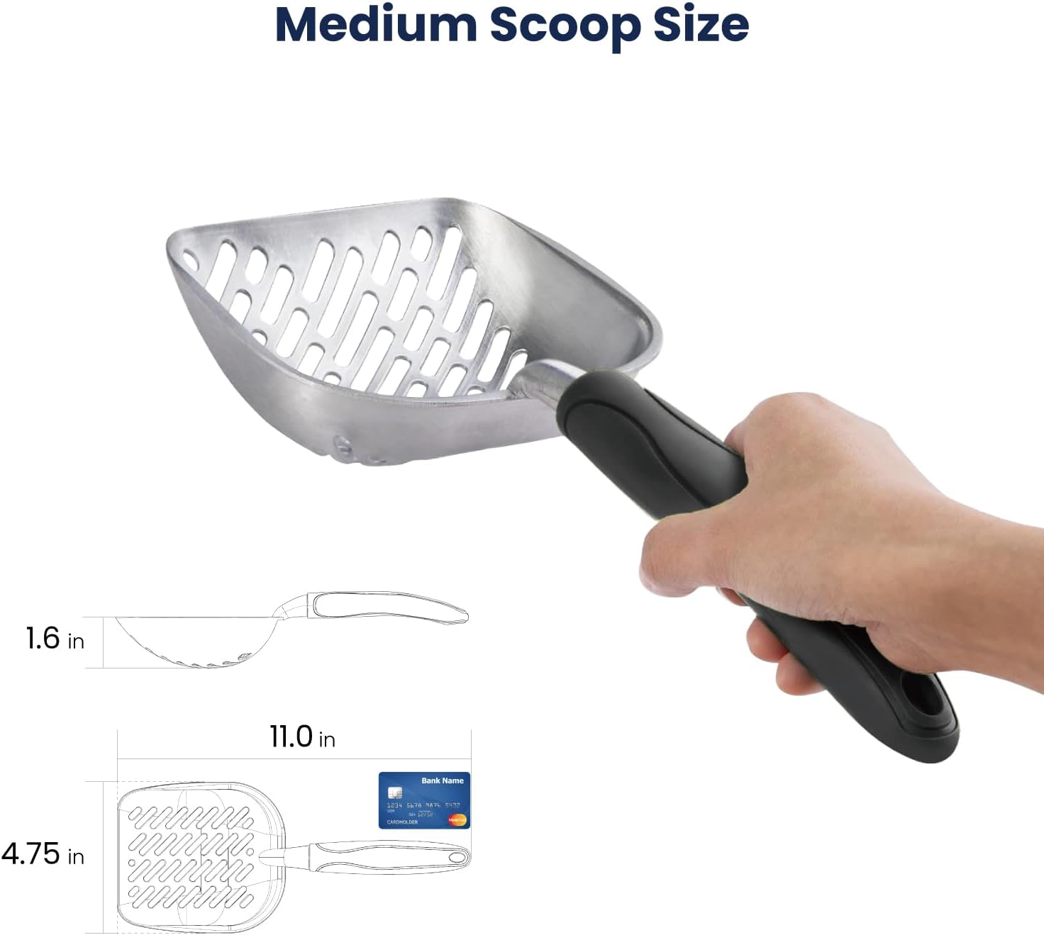 Dual Size Cat Litter Scooper Combo Set for Easy Cleanup - Image 8
