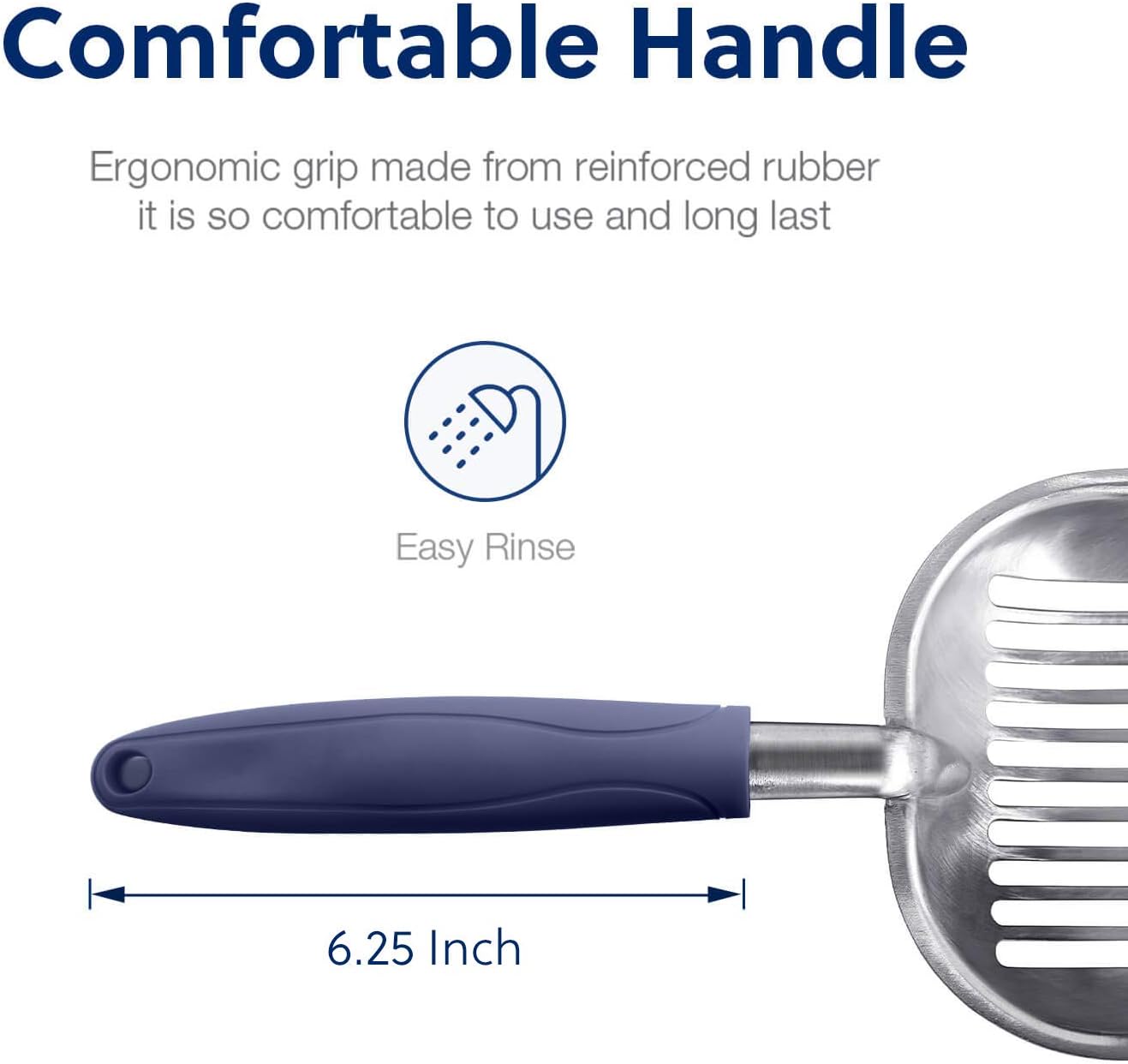Litter Shovel & Dual-Sided Pet Grooming Comb Set - Image 3