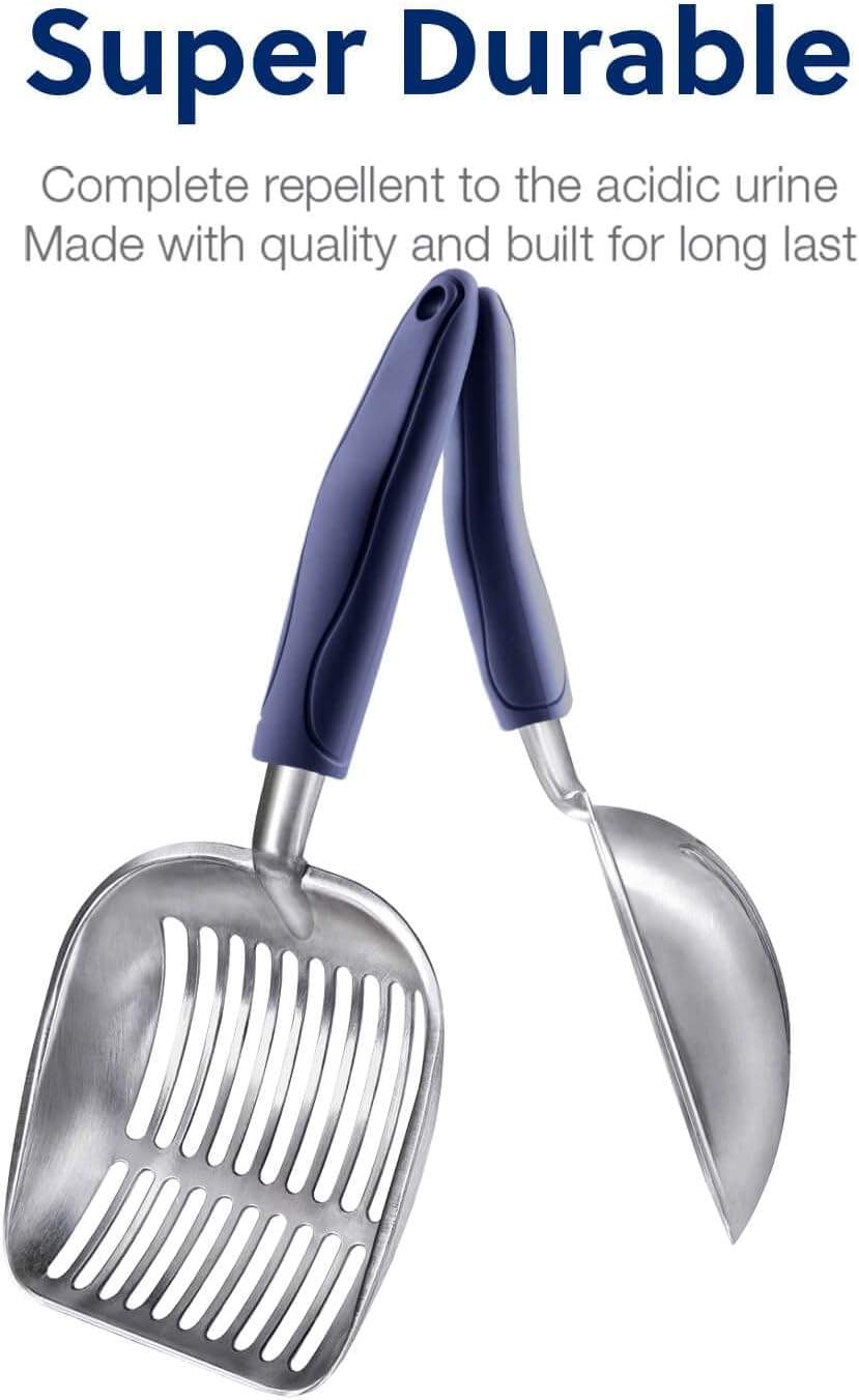Litter Shovel & Dual-Sided Pet Grooming Comb Set - Image 5