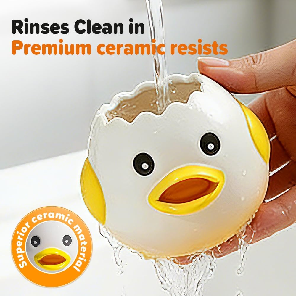 Cartoon Egg White Separator, Practical and Simple Ceramic Egg Separator, Suitable for Kitchen Baking Small Tools (1 pcs) - Image 3