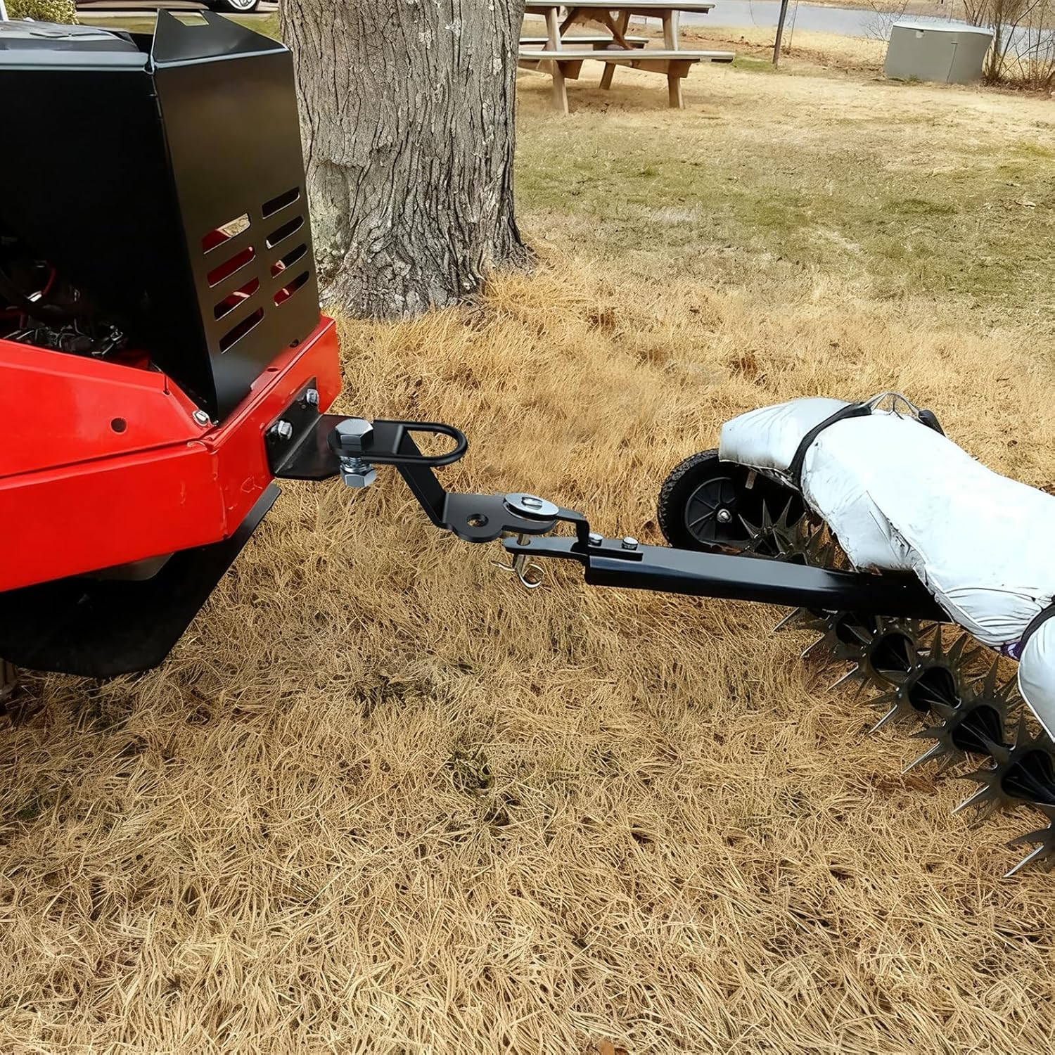 ATV/UTV Three-Way Hitch, Heavy Duty Universal ATV Hitch Attachments, 3000lbs Maximum Load - Image 6