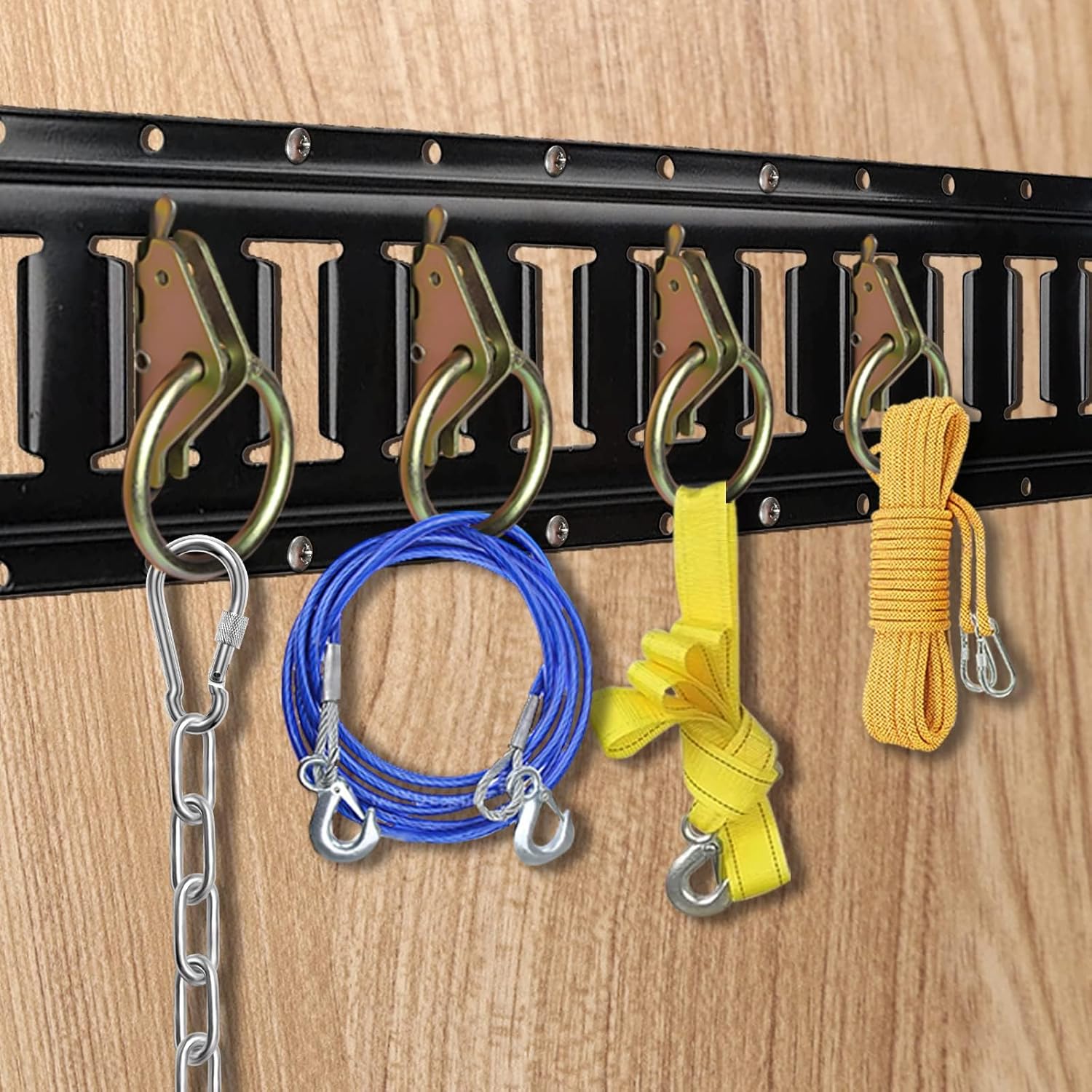 E-Track Wood Beam End Socket Accessories(10pcs) and E-Track O Ring Tie-Down Anchors(20pcs) - Image 7