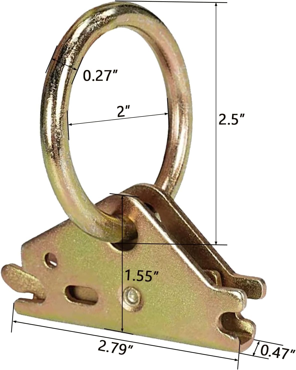 E-Track Wood Beam End Socket Accessories(10pcs) and E-Track O Ring Tie-Down Anchors(40pcs) - Image 4