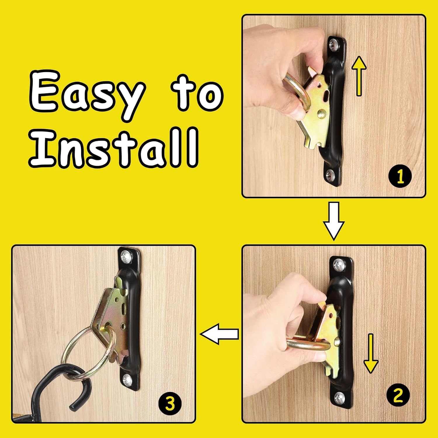 E-Track Wood Beam End Socket Accessories(10pcs) and E-Track O Ring Tie-Down Anchors(40pcs) - Image 6