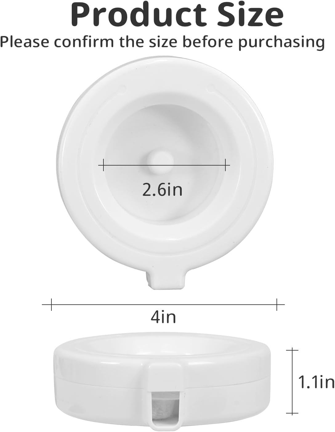 8Pcs Gravity Pet Water Fountain Filters, Automatic Pet Waterer Replacement Filters for 3.6L/4.6L/6L/8L Dog Water Dispenser(8 Filters with 1Brush) - Image 4