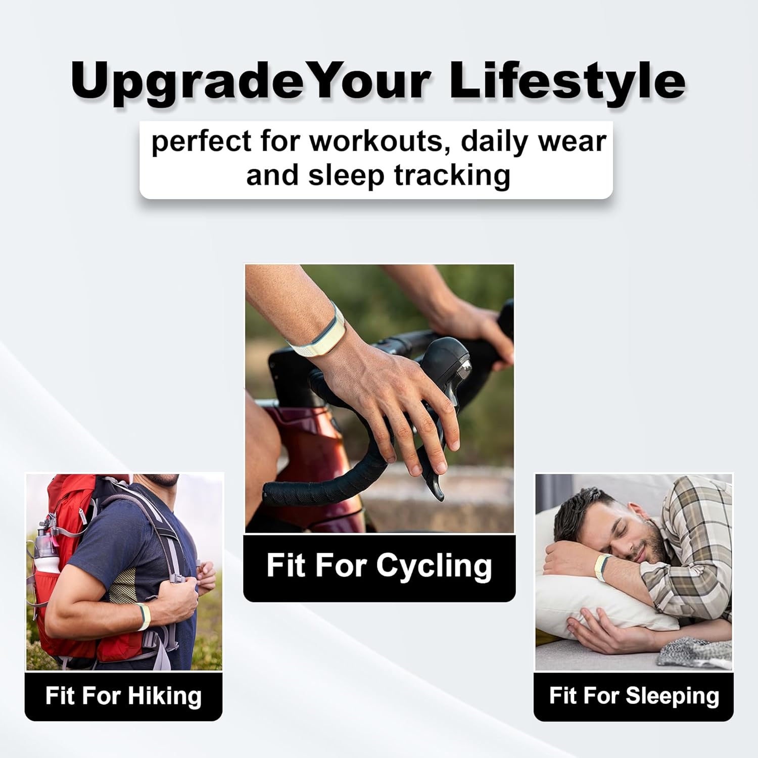 Nylon Replacement Band, Compatible with Amazfit Helio Strap – Adjtable, Breathable Sport Wristband for Fitness Tracker, Comfortable for All-Day Wear - Image 6
