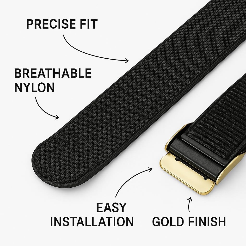 Premium Nylon Sport Band Compatible with WHOOP 4.0, Adjtable Stretch Wrist Strap for WHOOP Fitness Tracker–Breathable, Durable & Secure Fit Strap with Metal Buckle - Image 2