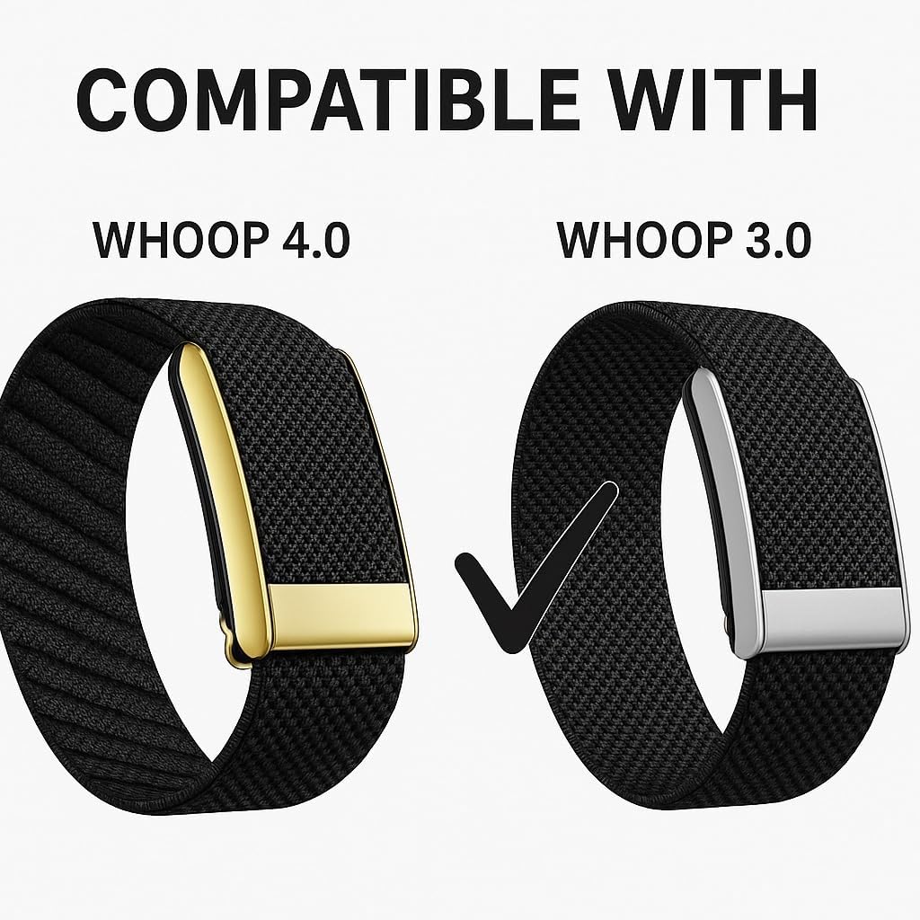 Premium Nylon Sport Band Compatible with WHOOP 4.0, Adjtable Stretch Wrist Strap for WHOOP Fitness Tracker–Breathable, Durable & Secure Fit Strap with Metal Buckle - Image 6