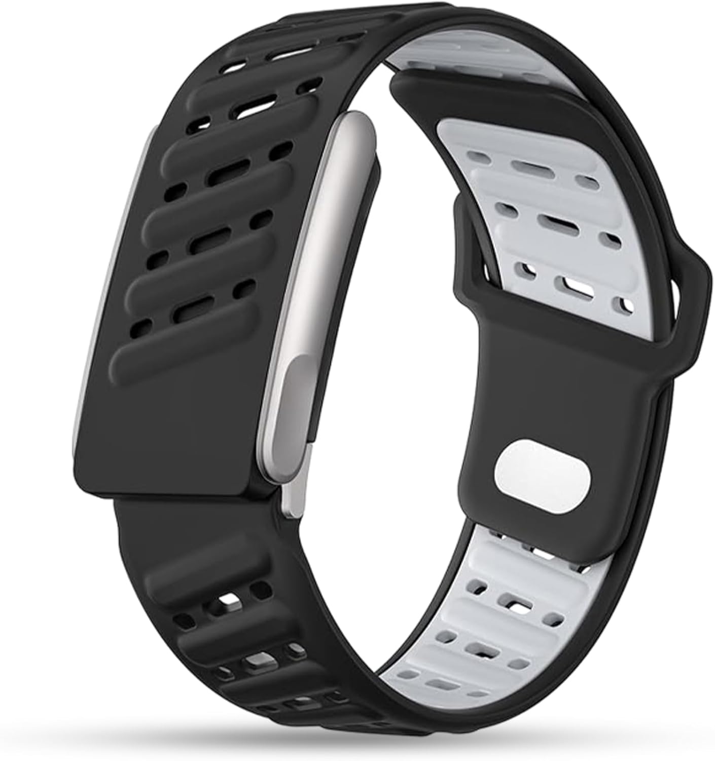 Modified Silicone Sport Replacement Band Compatible with WHOOP 5.0, One, Peak, and Life Fitness Tracker – Breathable, Durable & Comfortable | Not for Whoop Gen 4 - Image 1