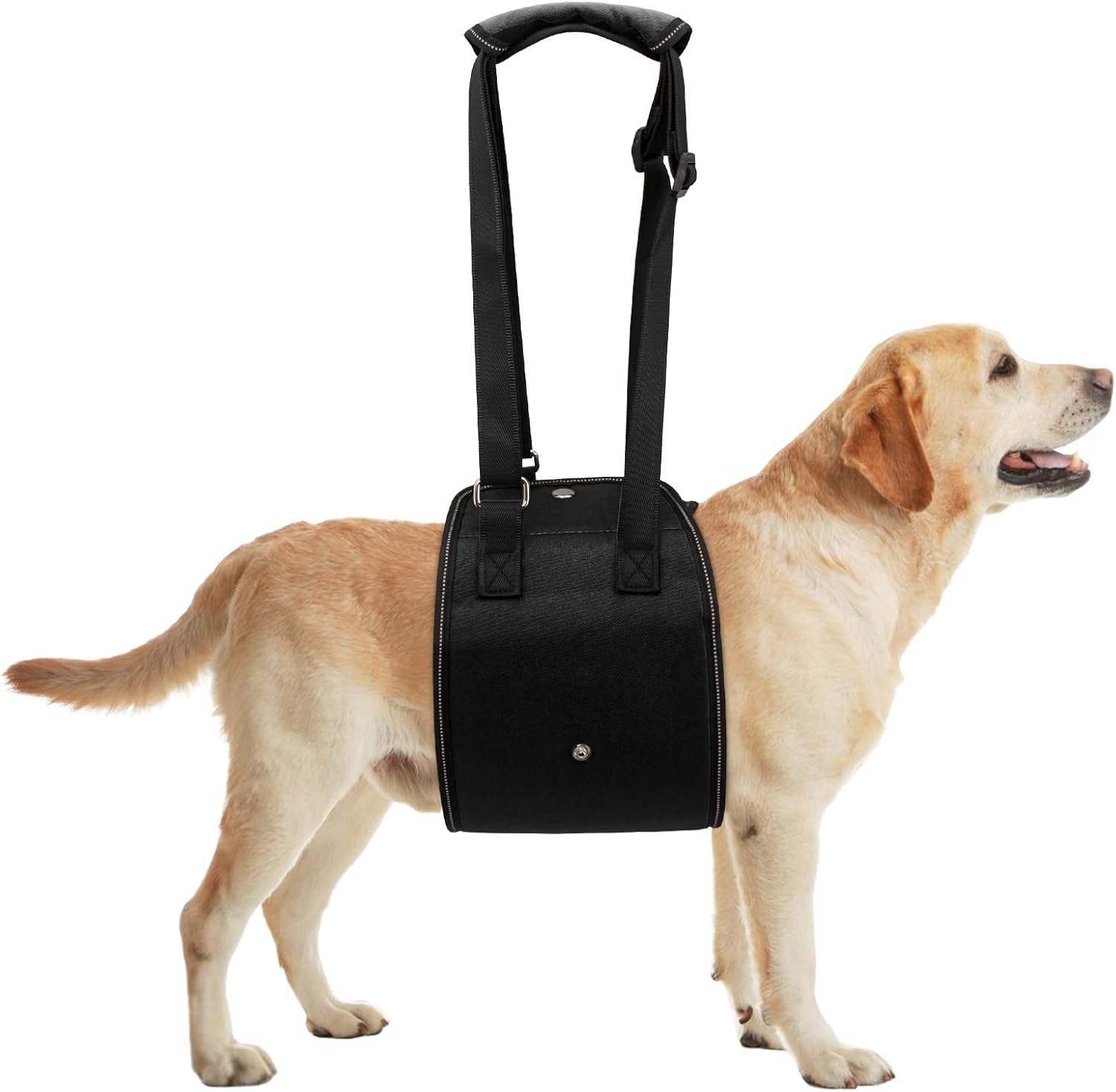 Dog Lift Harness Dog Sling for Large Dogs, Portable Dog Carrier Sling for Back Legs, Ajtable Hip Support Harness for Weak Rear Leg, Assist Senior Disabled Joint Injuried and After ACL - Image 1