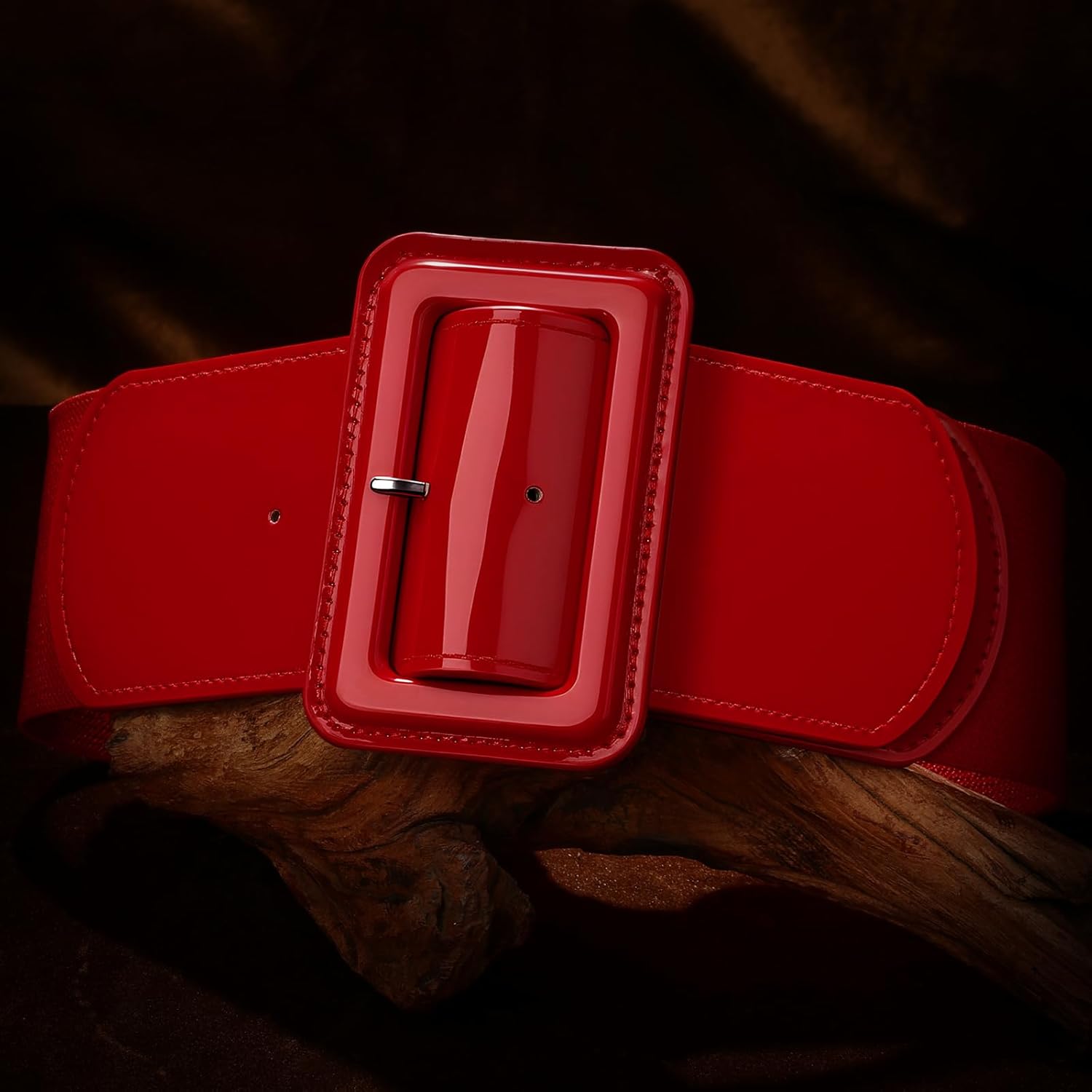 Stretchy Wide Women Belts Elastic Vintage Belts for Women Fashion Ladies Waist Belt for Dress - Image 3
