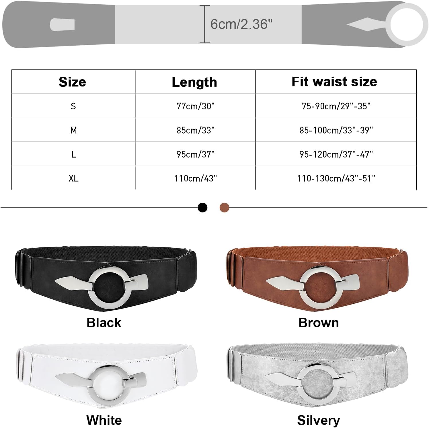 Corset Belt Bundel With Silver Belt for Cosplay - Image 8
