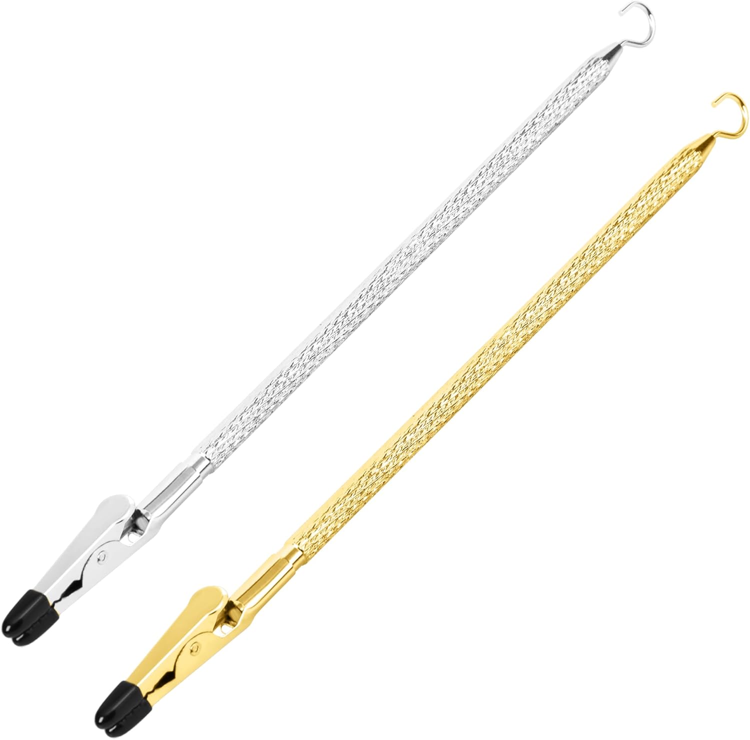 Bracelet Helper Tool with Hook - Fastener Helper Tool for Bracelet, Necklace, Jewelry, Watch - Silver, Gold, Bundle - Image 1