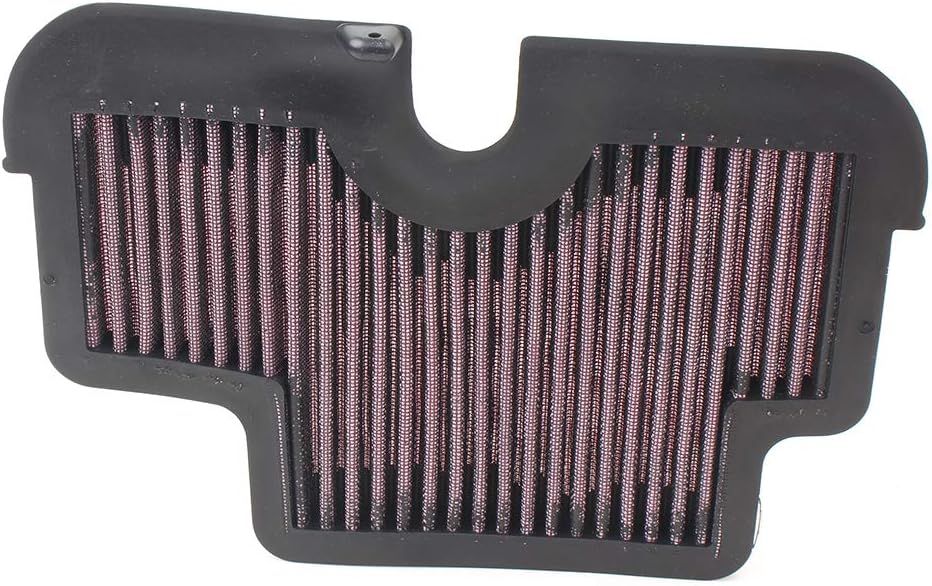 Motorcycle Air Cleaner Filter Element Assembly Replacement Compatible Fits for 2006-2008 Kawasaki EX650A Ninja 650R / EX650E Ninja 650 Black Red - Image 1