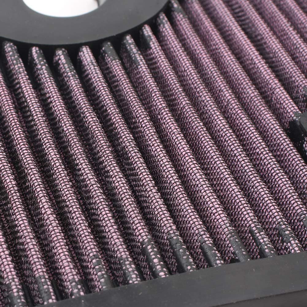 Motorcycle Air Cleaner Filter Element Assembly Replacement Compatible Fits for 2006-2008 Kawasaki EX650A Ninja 650R / EX650E Ninja 650 Black Red - Image 7