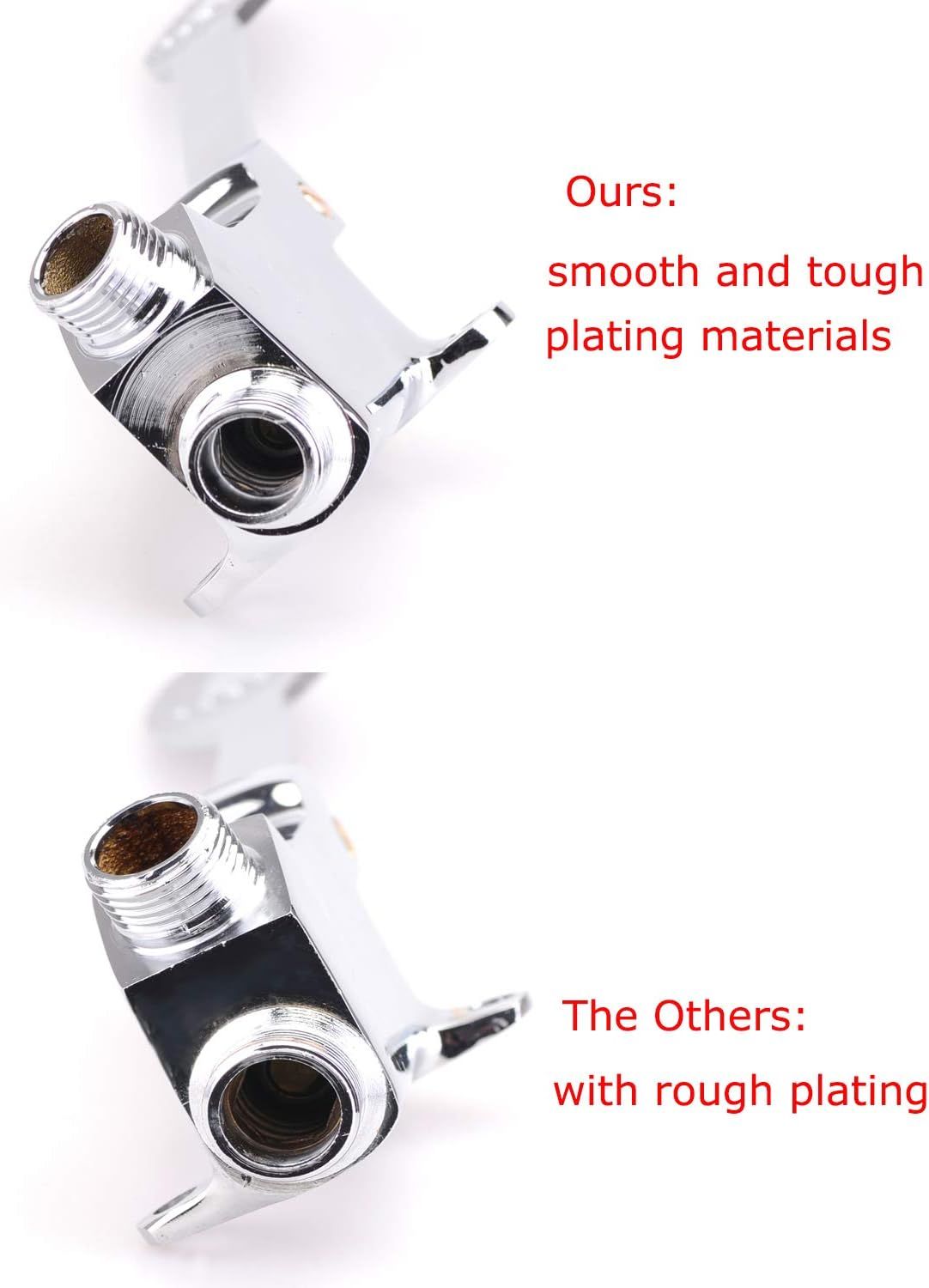Single Foot Pedal Water Valve Copper Bathroom Faucet for Basin Water Tap Floor Mount Single Pedal Valve Silver - Image 7
