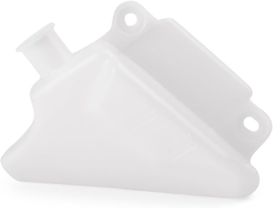 Motorcycle Radiator Water Coolant Reservoir Overflow Tank Replacement Compatible for Yamaha YZF-R1 2007-2008 White - Image 1