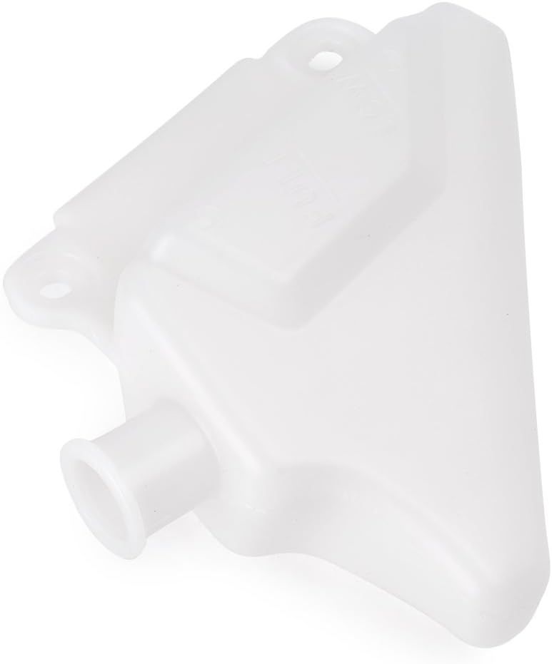 Motorcycle Radiator Water Coolant Reservoir Overflow Tank Replacement Compatible for Yamaha YZF-R1 2007-2008 White - Image 2