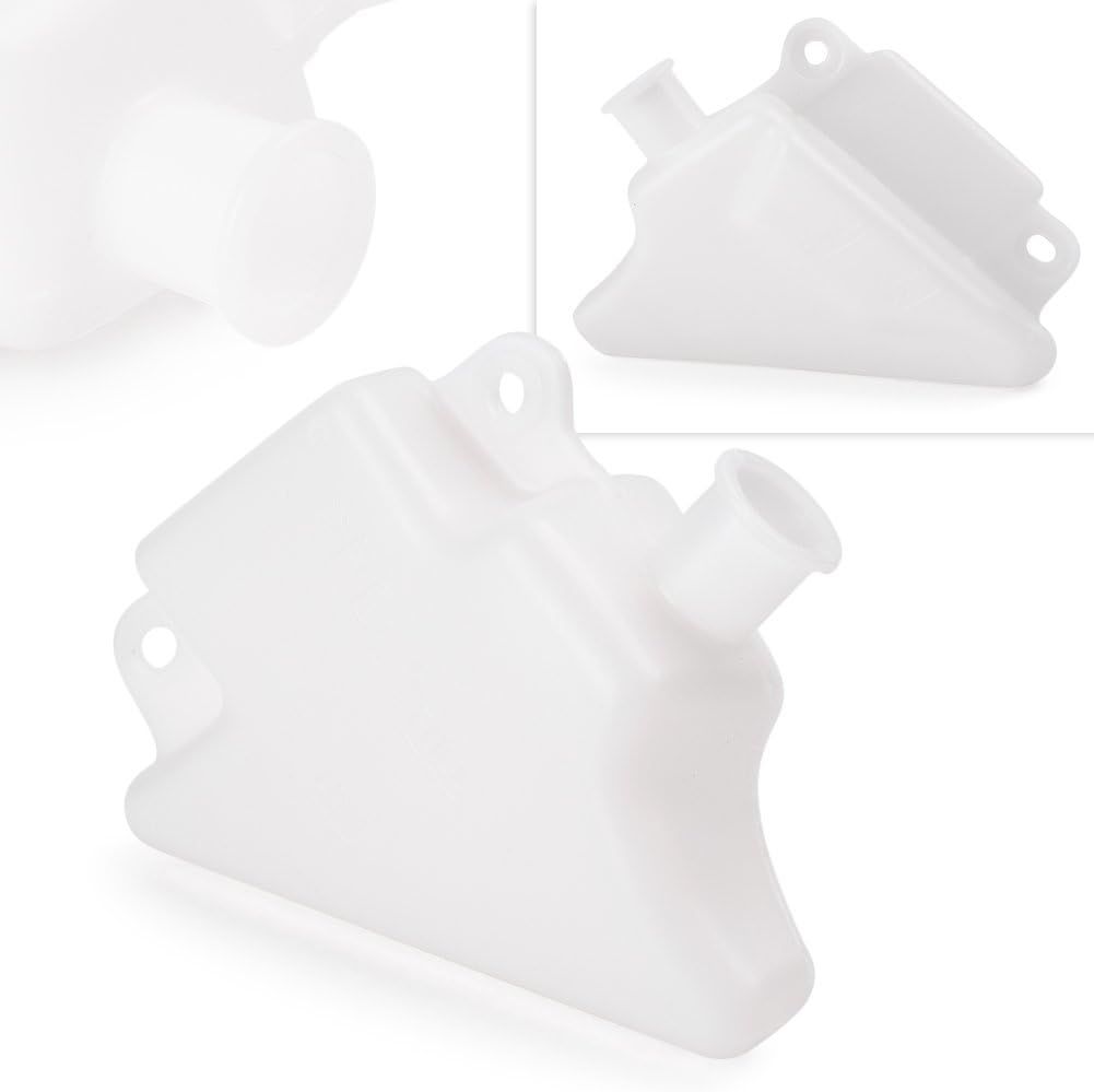 Motorcycle Radiator Water Coolant Reservoir Overflow Tank Replacement Compatible for Yamaha YZF-R1 2007-2008 White - Image 7