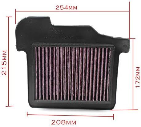 Motorcycle Air Cleaner Filter Element Assembly Replacement Compatible Fits for Yamaha FJ09 2015-2017 FZ09 2014-2017 Black Red - Image 4