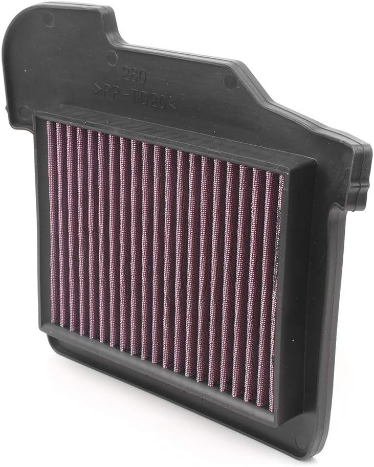 Motorcycle Air Cleaner Filter Element Assembly Replacement Compatible Fits for Yamaha FJ09 2015-2017 FZ09 2014-2017 Black Red - Image 5