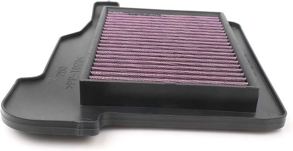 Motorcycle Air Cleaner Filter Element Assembly Replacement Compatible Fits for Yamaha FJ09 2015-2017 FZ09 2014-2017 Black Red - Image 6