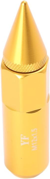 20Pcs Gold M12X1.5 60mm Extended Tuner Cap Spike Lug Nuts Set Compatible for Honda Acura Toyota Scion Subaru - Image 6