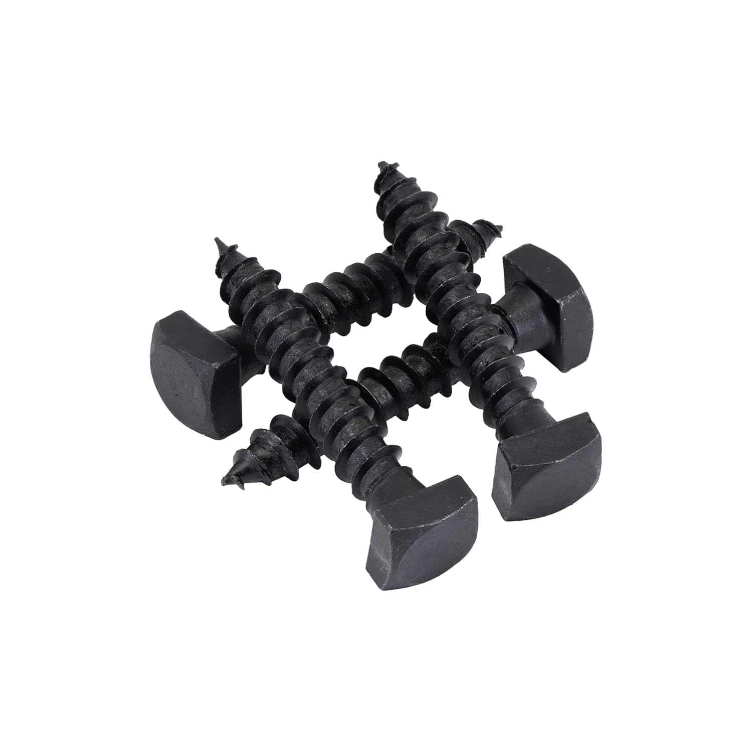 Rustic Square Lag Screws, Ruspert Weatherproof Coating, Black Exterior Lag Bolts, 1/4 x 1 1/2-Inch, (Pack of 25) - Image 4