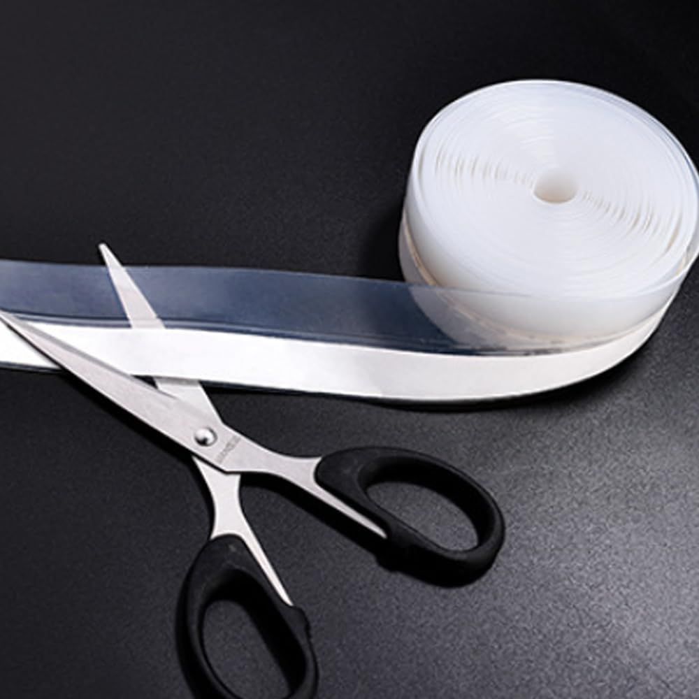 Weather Stripping Door Seal Strip, Door Weather Stripping Seal Strip Sealing Tape for Doors Windows Shower (25mm, Transparent) - Image 2