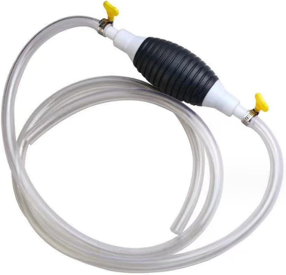 Multifunction Liquid Sucker Pump, Manual Fuel Transfer Pump Gasoline Transfer Pump, Portable Fuel Syphon Pump for Gas Gasoline Petrol Diesel Oil Liquid Water Fish Tank with 6.5Ft Syphon Hose - Image 4