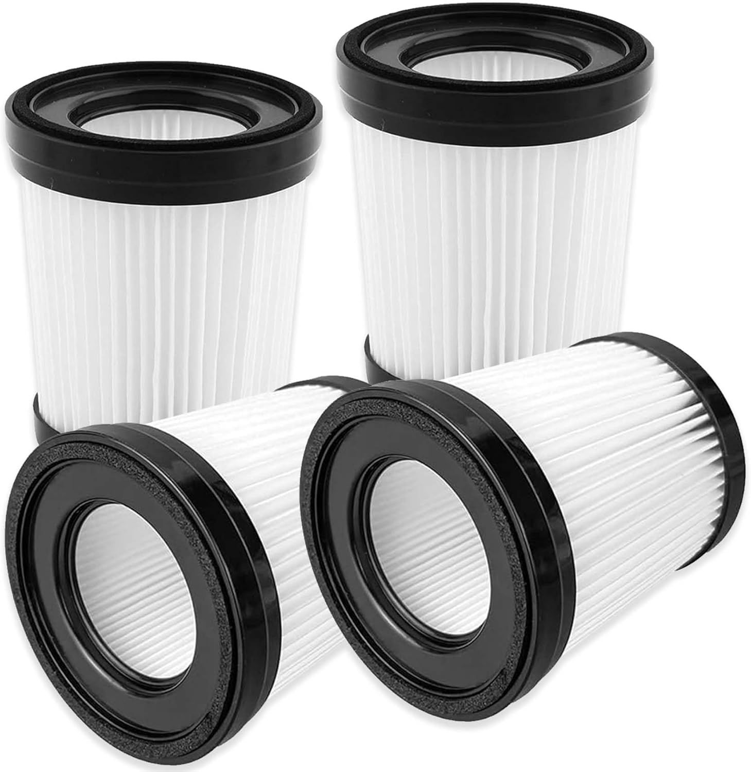 Vacuum Filter Replacement Compatible with Fabuletta FSV001/FSV101,Girnoor G160/G165, Lubluelu 202, Oraimo OSV-102, VacLife VL732 Stick Vacuum Cleaners - 4 Pack - Image 6
