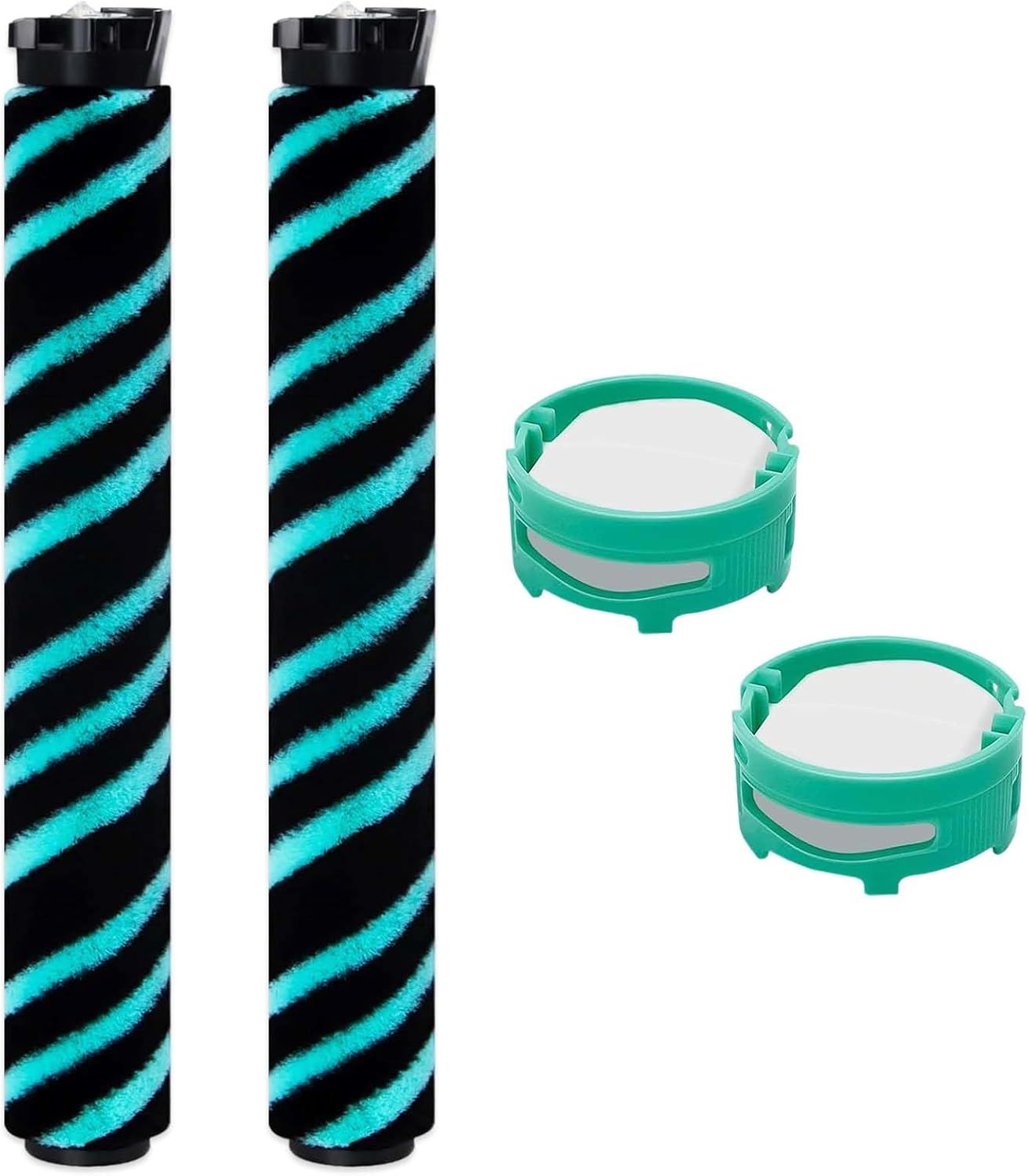 IP1251 IP3251 Vacuum Brush Replacement for Shark IP1250 IP1251C IP1255QCP IP3251C IP3252 IP3150 IP3253 PowerDetect Cordless Vacuum Cleaner, 2 Pack Brushrolls for All Floors - Image 1