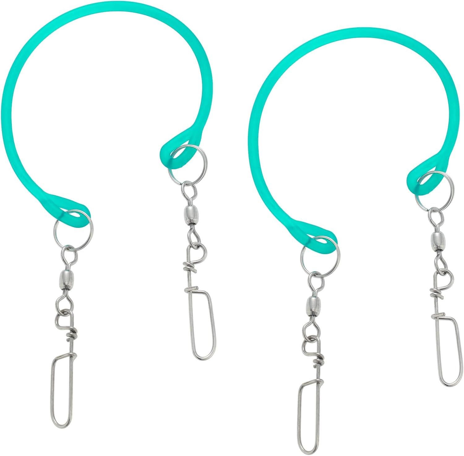 2 Pcs Blue Fishing downrigger Weight Snubber Trolling Snubber with downrigger Release Clips for Inshore Fishing, Deflector Weights, and Kite Trolling - Image 1