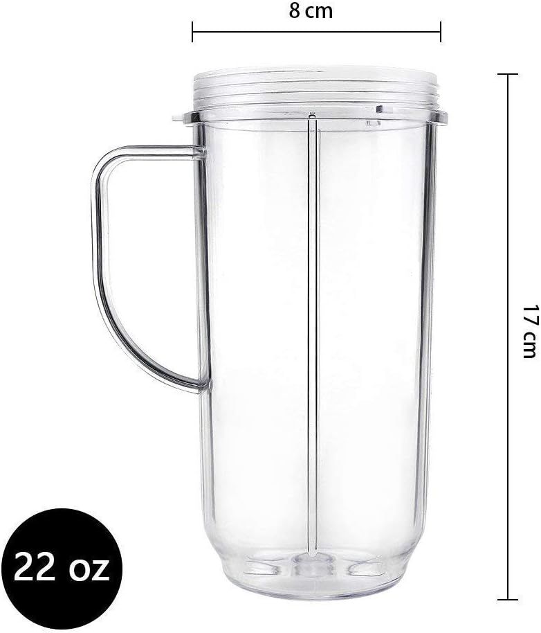 2X Cross blade with replacement 22oz cup for 250w Magic bullet MB1001 Blender - Image 3