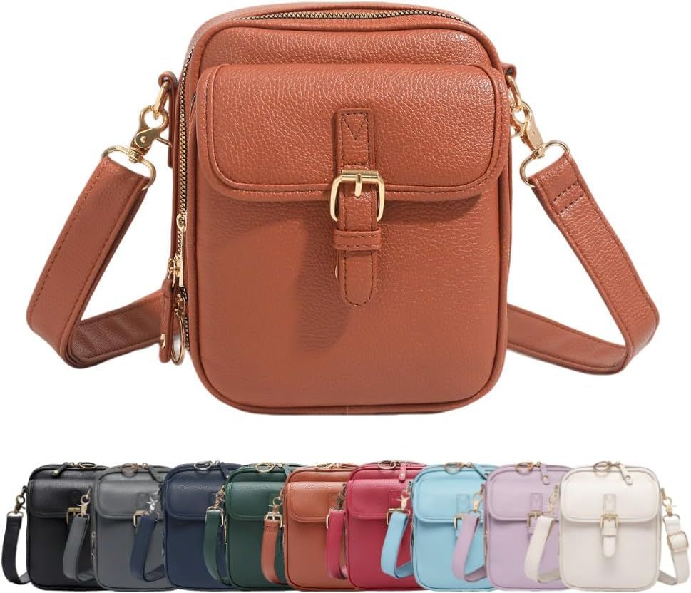 Vintage Large Capacity Messenger Bag, 2026 New Double Layer Large Capacity Messenger Bag Crossbody Leather Bag for Women - Image 1