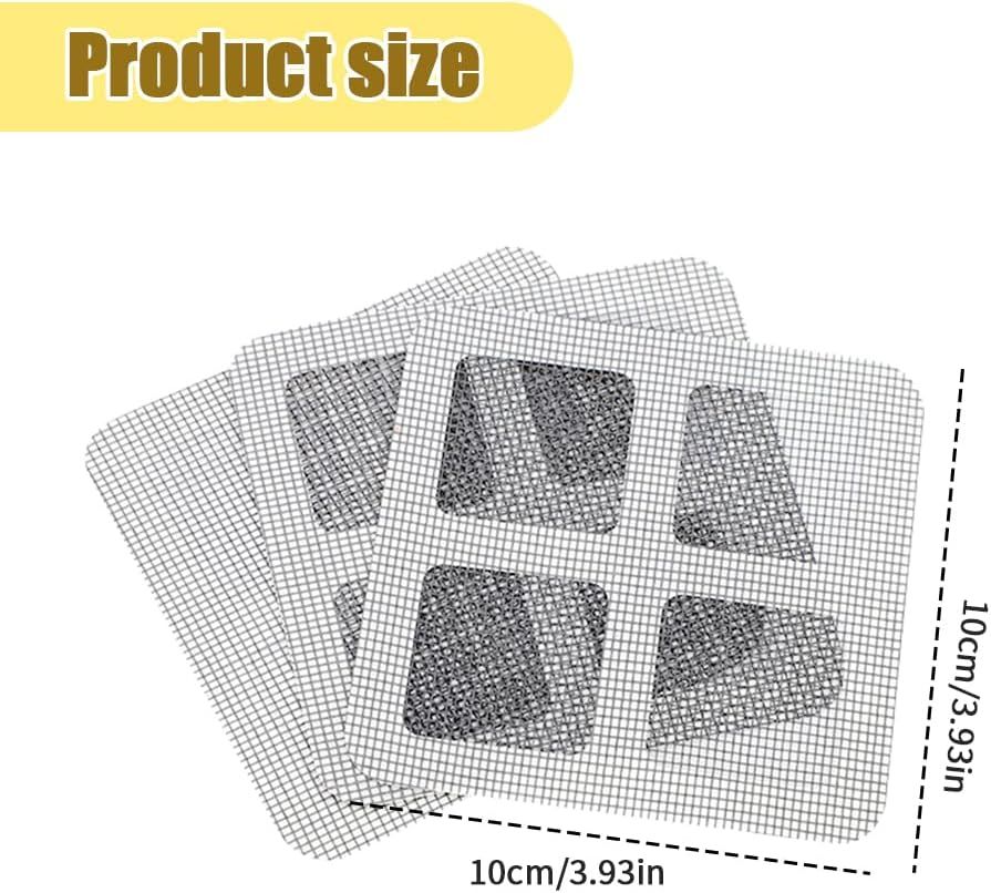 Disposable Shower Drain Hair Catcher, Disposable Hair Drain Stickers Drain Mesh Cover Bathroom Shower Drain Protector for Bathroom Laundry Kitchen Sink for Human and pet Hair (30) - Image 2